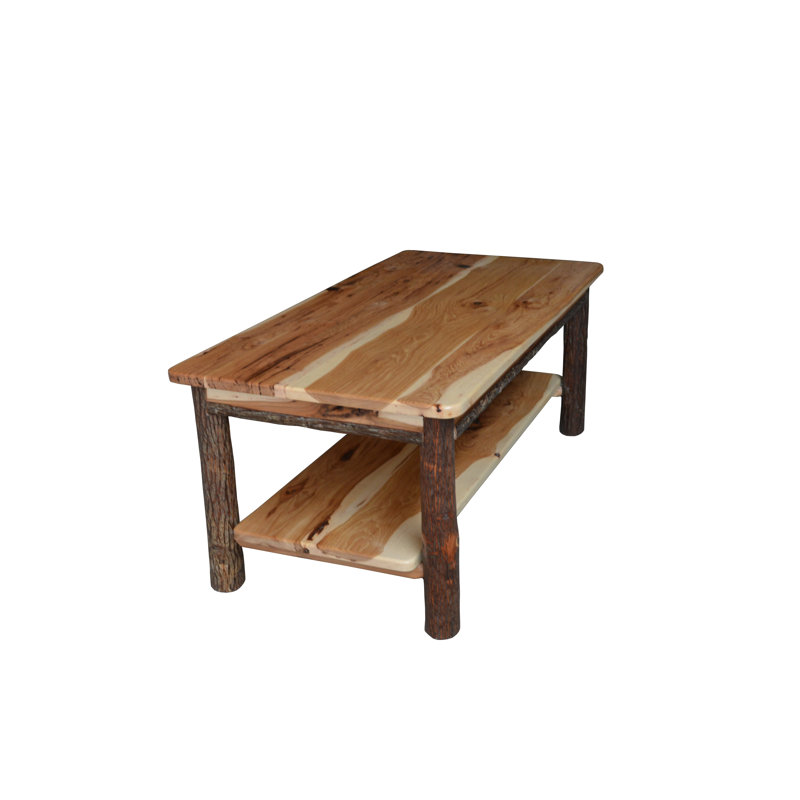 Adriah Solid Wood Coffee Table, Rustic