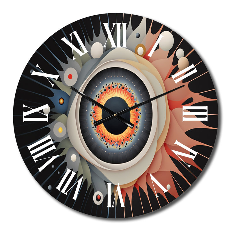 Horloge murale en métal, Médium