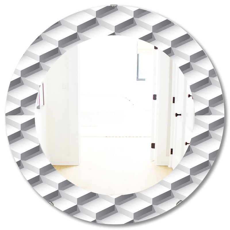 Miroir mural scandinave 14, H 31,5 po x l po