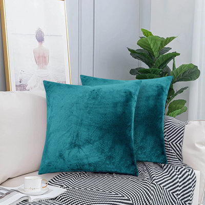 Crushed Velvet Scatter Cushion Cover Set