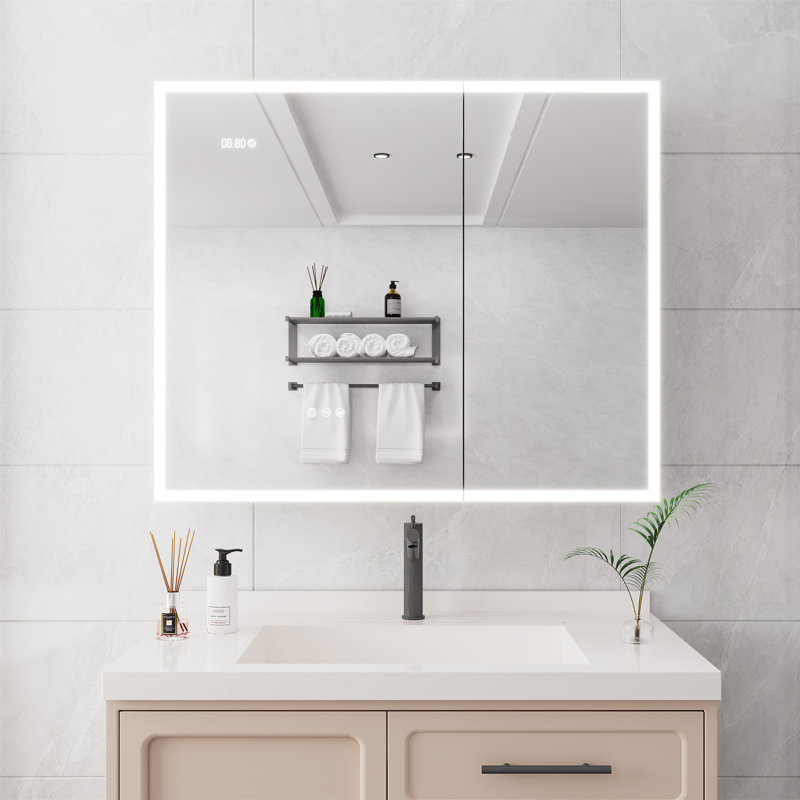 Armoire à pharmacie de salle de bain avec lumières