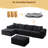 135" Cloud Modular Sectional Sofa With U-Shape Chaise, Cloud Couch Sectional With Deep Seat & Plush Corduroy Fabric, No Assembly Needed Upholstered Boneless Couches For Living Room-875733322