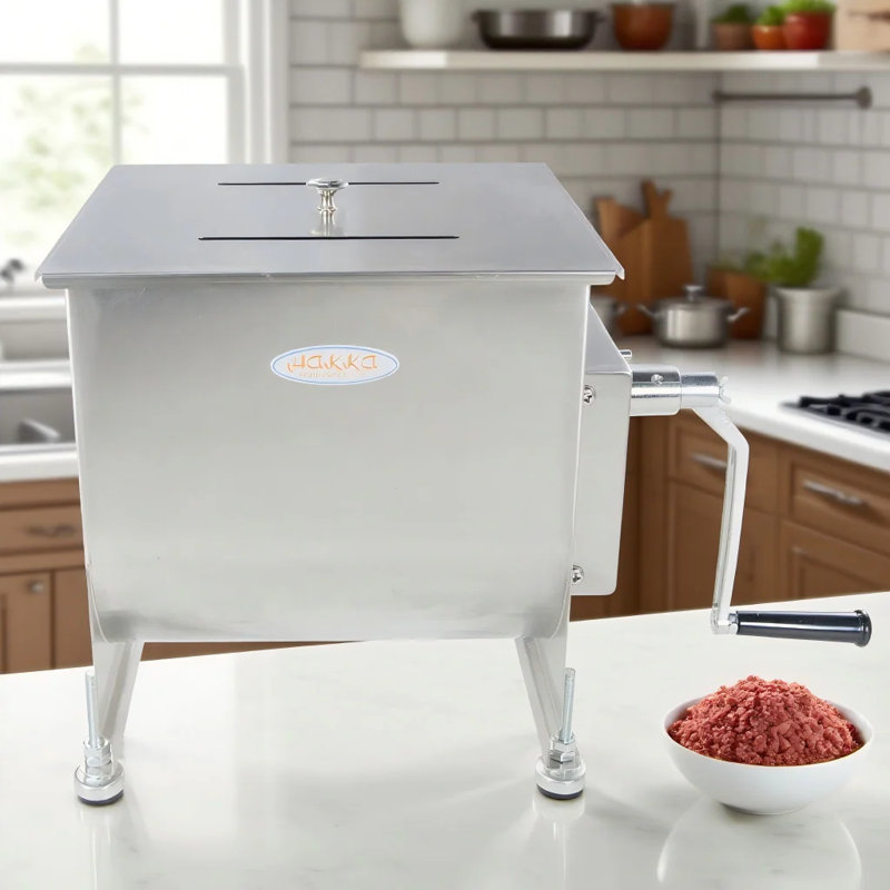 Mélangeur à viande en acier inoxydable Hakka 30lbs 15l