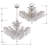 Weekes 6 - Light Glass Empire Chandelier-20319661-20319664