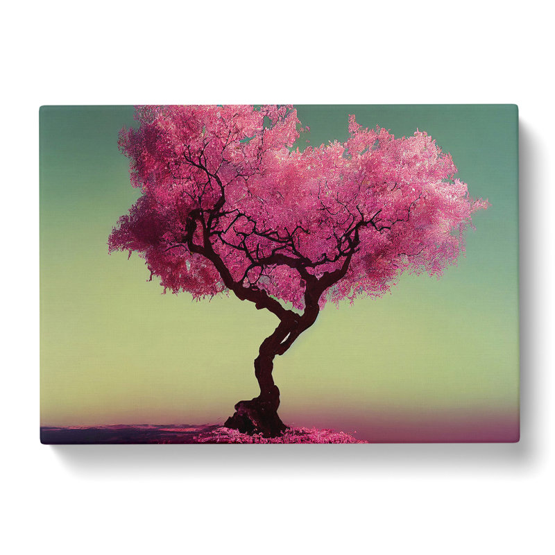 Brave Plum Blossom Tree - Wrapped Canvas, 50cm H x 76cm W x 3cm D