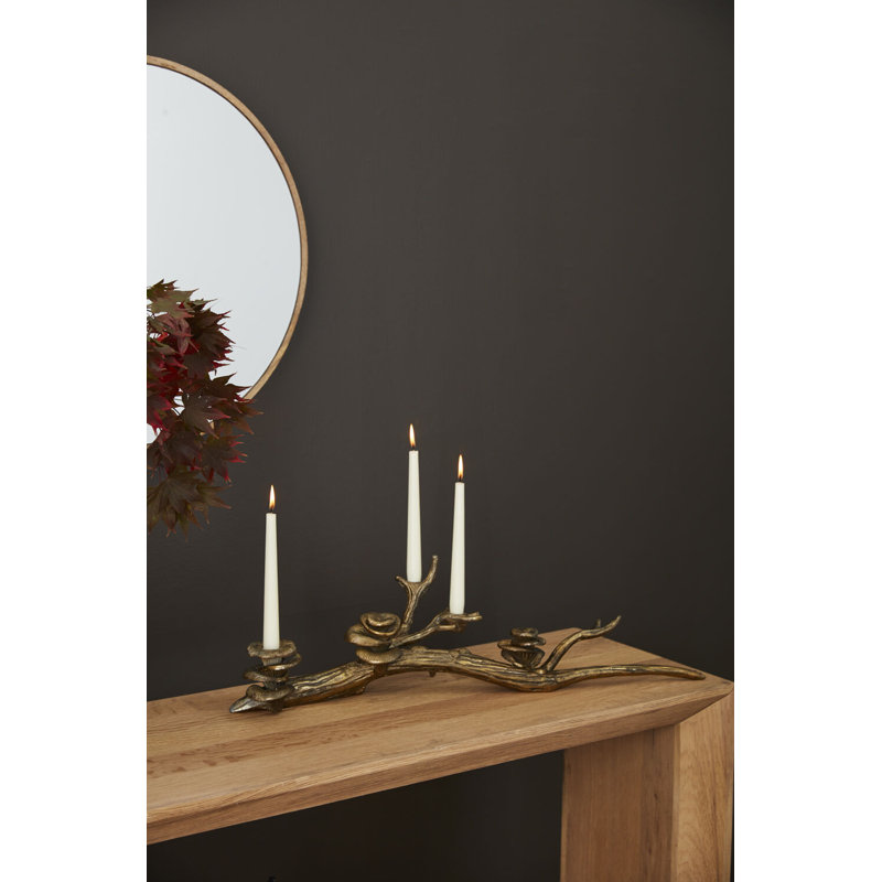 Oyster Mushroom Candleholder 30.5"x 7"x 8.25"