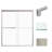 Transolid Frederick semi-frameless bypass shower door in 60 in. W x 70 in. H, 5/16 in. frosted tempered glass-62265124