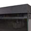 Ivy Bronx Black Electric Fireplace with 5120 BTU-1101359442