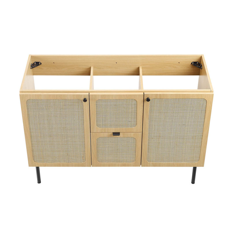 Base de meuble-lavabo simple Chaway 47 de Modway seulement, Chêne