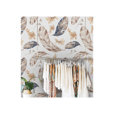 Galilaia Fall Feathers Goldendesign Wallpaper