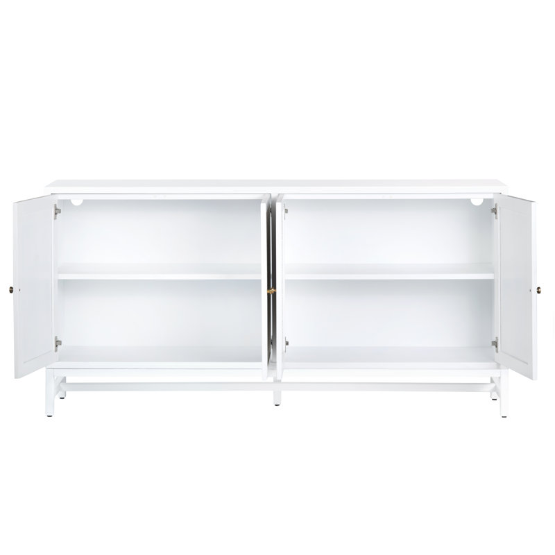 Kinlow Solid Wood 72'' W Storage Credenza