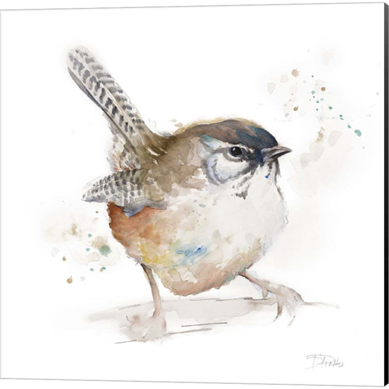 «Watercolor Mountain Bird» par Patricia Pinto, art sur toile (ensemble de 2)