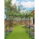 Treillis de jardin extérieur carré pour plantes grimpantes, 79 x 79 po, acier galvanisé durable pour raisin, concombre et roses