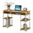 Edwin No Tools Writing Desk with Shelves-2141479341