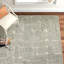 Rafe Handmade Wool Gray Area Rug-1664768001