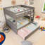 Lit superposé double avec lit gigogne simple-883711331