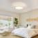15" Decorative Textured Round LED Ceiling Light - 30W, 1800LM, 5 Adjustable Colour Temps, Dimmable, ETL Certified