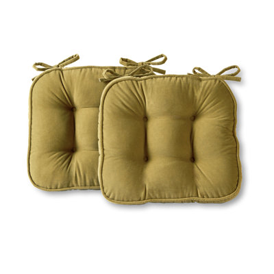 Reversible Microfiber Dining Chair Pad