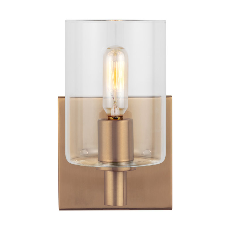 Fullton 1 - Light Bath Sconce, Satin Brass