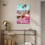 Art mural rose sur toile Rosy Tiger's Ride II par Art Remedy-107411706-107411713