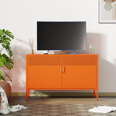 2 Door Metal Accent Cabinet