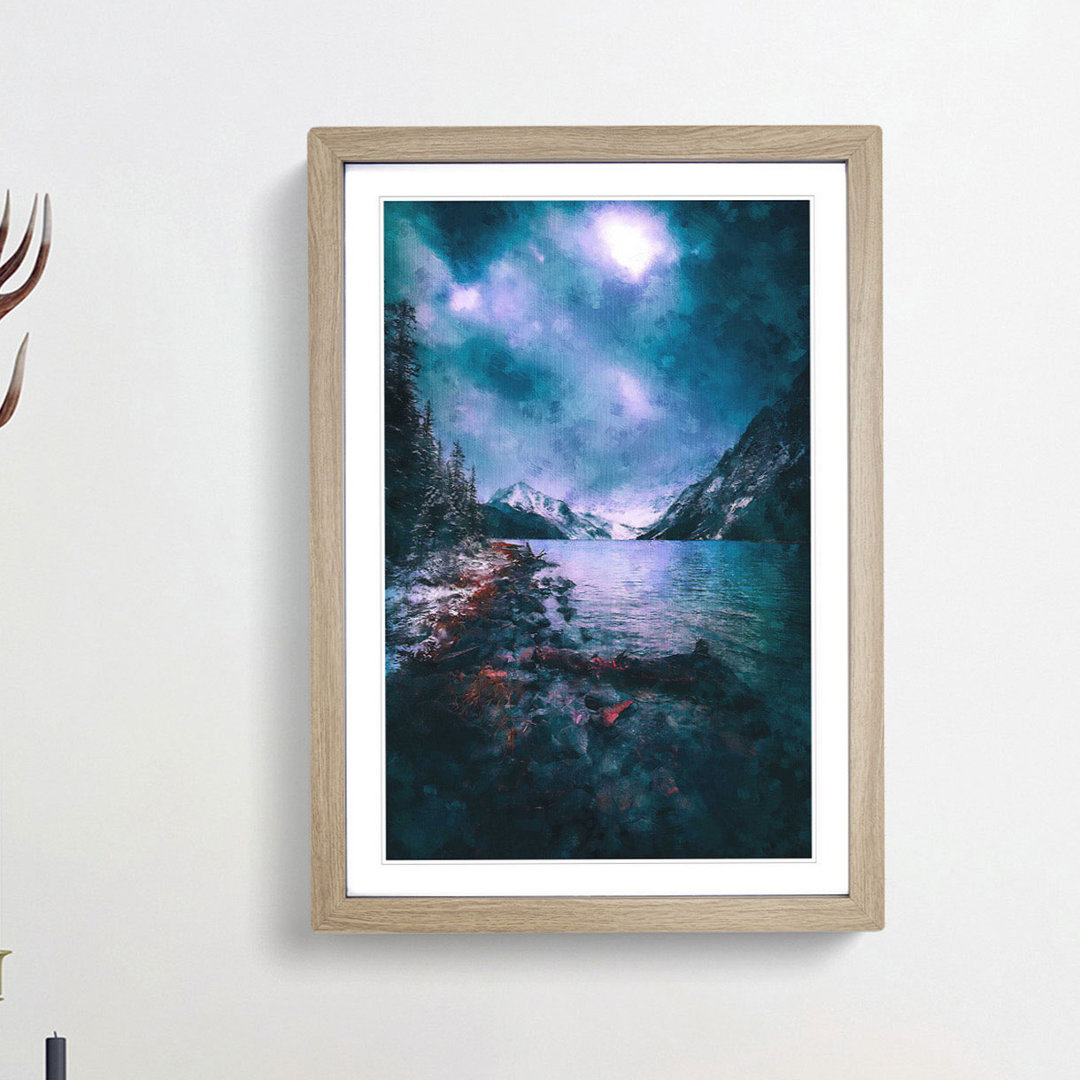 Chephren Lake in Canada - Wall Art