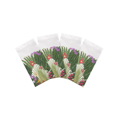 Fantasy Tropical Cotton Sateen Dinner Napkins