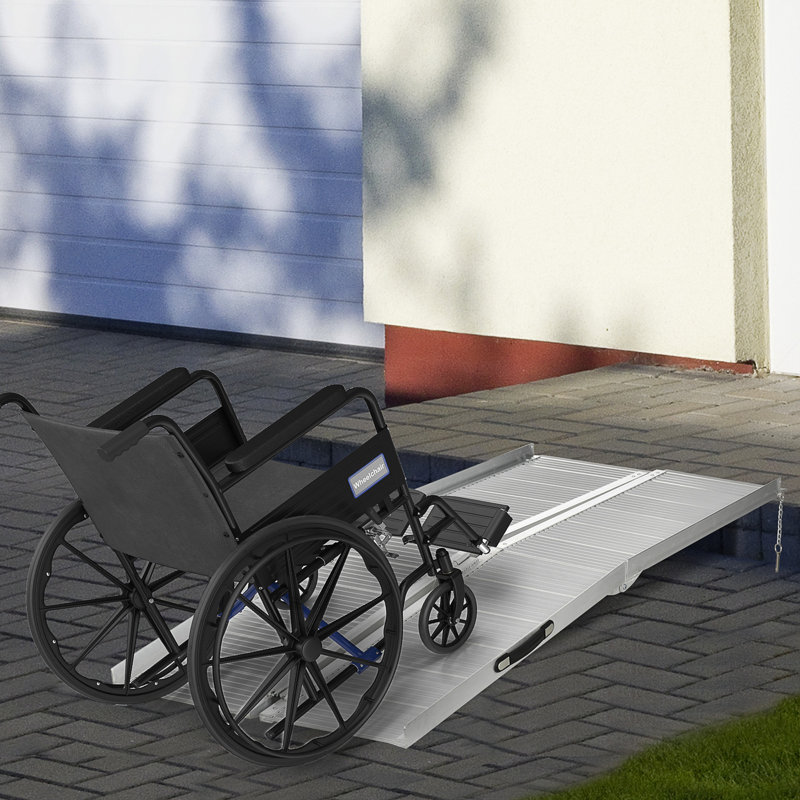 HomCom Portable Ramp, 2" H x 72" W x 28.3" D