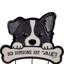 Did Someone Say "Walk"? Rangement mural pour chien en métal - 13 po - noir et crème