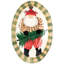 Old St. Nick Earthenware Serving Bowl