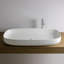 Lavabo de salle de bain vasque rectangulaire en céramique Seed-20357801