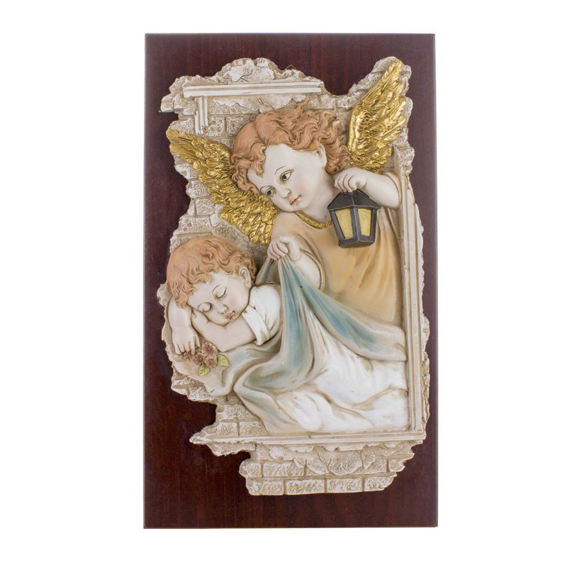 Ange avec plaque pour bébé Princeton