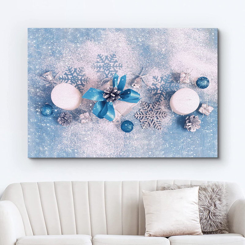 «Christmas Holiday Celebration», impression sur toile tendue, H 24 po x l 36 po x P 1,5 po