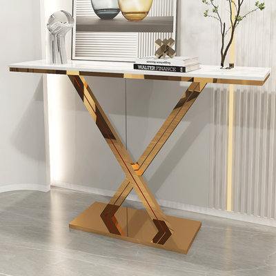 Modern minimalist luxury style console table