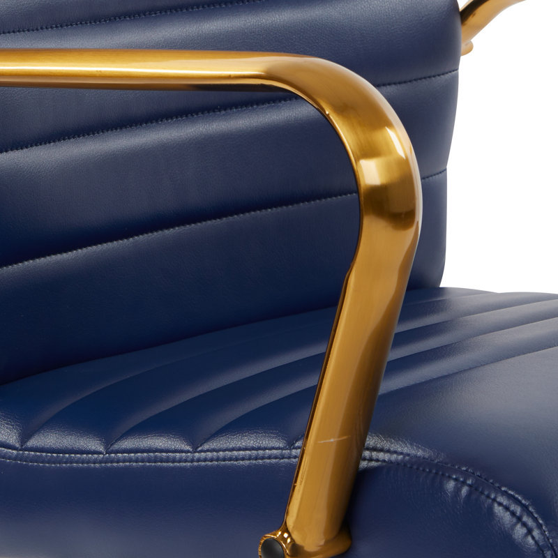 Chaise de travail Turbeville, Bleu marine