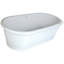 Tribeca 67.5'' L Freestanding Soaking Bathtub-804247252-804247251