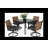 5 Piece Dining Set (Brown+Gray)