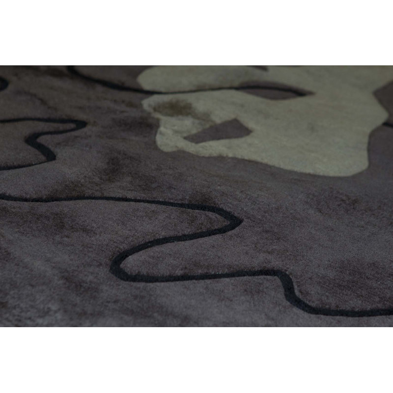 Hand Woven Wool Abstract Area Rug