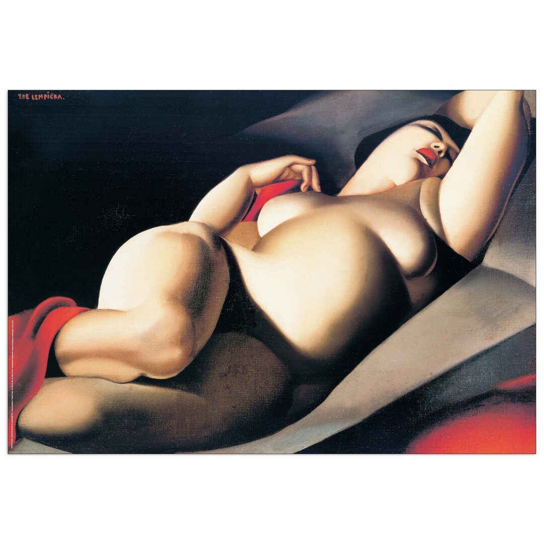 Poster ''Die schöne Rafaela'' von Tamara De Lempicka, Kunstdruck