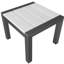 Ensemble de chaise longue inclinable 76 "avec table Aynura-387149801