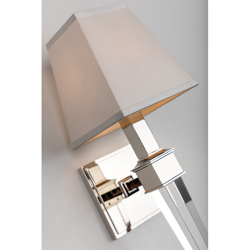 Ruskin 1 - Light Wallchiere, Polished Nickel