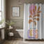 Rideau de douche 1 pièce Earthy Flower Boho-857226035