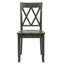 Deni 17" Wide Cross Back Dining Chairs-2081886375