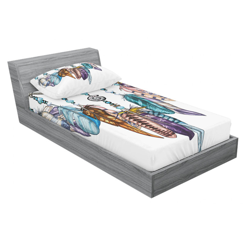 Microfiber Sheet Set, Twin Sheet Set with Fitted Sheet