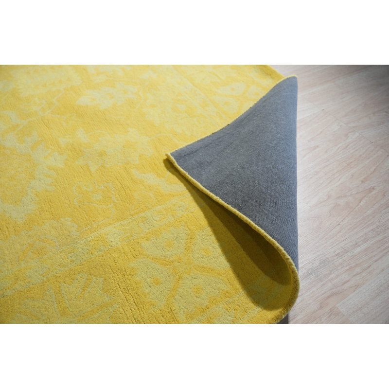 Hand Tufted Wool Geometric Area Rug, 8' x 10'
