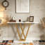 43 Inch Console Table, Industrial Entryway Hallway Table-2117566309
