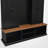 Hall Tree With Storage Bench, Entryway Organization With Hooks, Open Shelves And Cabinets, Contemporary, Mudroom-863330048