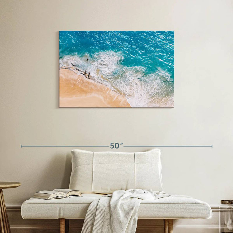 Gillard Tropical Beach Waves, 24" H x 36" W