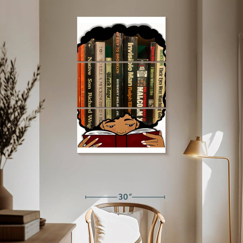 Kerner Read On, 65" H x 42" W