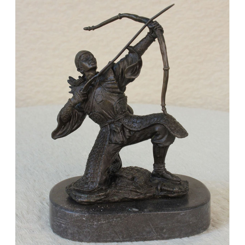 Figurine signée Forrest Samurai Archer Warrior